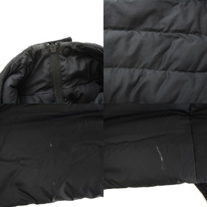 ミズノ MIZUNO ベンチコート ダウンコート フード付き ロング丈 ロゴ ワンポイント 2XL 黒 ブラック ■GY01 /MW メンズの画像9