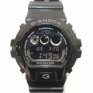 CASIO G-SHOCK Metallic Colors メタリックカラーズ 腕時計 ウォッチ デジタル クォーツ 電波 黒 文字盤シルバー色 DW-6900NB