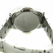 セイコー SEIKO ルキア 腕時計 ウォッチ クォーツ クロノグラフ デイト カレンダー付き 白文字盤 ロゴ シルバー色 5Y89-OB20_画像5