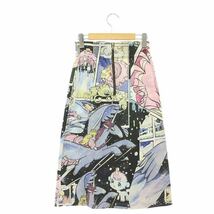 ツモリチサトドレス TSUMORI CHISATO DRESS ユニコプリントジャージ スカート ロング丈 ミモレ丈 フレア 2 M_画像2
