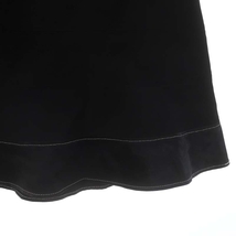 ランバン スポール LANVIN SPORT 切替 スカート ミニ ストレッチ 38 黒 ブラック /HK ■OS レディース_画像6