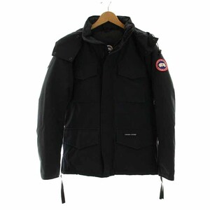 カナダグース CANADA GOOSE カムループス KAMLOOPS ダウンジャケット ハイネック スタンドカラー ジップアップ フード S 紺