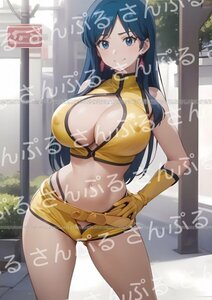 1ir [おまけあり] ダーティペア ユリ 同人ポスター A4サイズ 光沢 高品質 イラスト アート アニメ 美女 ダーティーペア DIRTY PAIR YURI