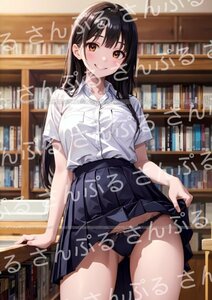 1bg [おまけあり] 僕の心のヤバイやつ 山田杏奈 同人ポスター A4サイズ 光沢 高品質 イラスト アート アニメ 漫画 僕ヤバ やまだあんな