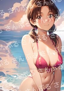 1iz [おまけあり] 新世紀エヴァンゲリオン 洞木ヒカリ 同人ポスター A4アニメイラスト 漫画 エヴァ ヱヴァンゲリヲン新劇場版 ほらきひかり