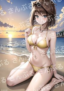 1ja [おまけあり] 遊戯王 真崎杏子 同人ポスター A4サイズ 光沢 高品質イラスト アート アニメ 美少女 遊☆戯☆王 ゆうぎおう まさきあんず