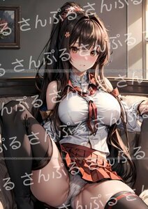 1br [おまけあり] 艦隊これくしょん 大和 同人ポスター A4サイズ 光沢 高品質イラスト アート アニメ 漫画 ゲーム 美女 艦これ 艦娘 やまと