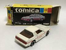 トミカ 黒箱 48-4-3 三菱 スタリオン 2000ターボ Pocket Cars 日本製_画像2