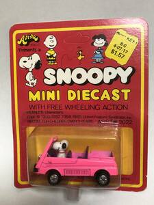 トミカ 輸出 55-1 Aviva Snoopy Mini Die-cast ホンダ バモス Pocket Cars 香港製