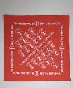 THREE FACE BAIL BONDS BANDANAスリーフェイスバンダナ