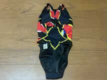 MIZUNO 競泳水着 130 イトマン スイミング KX 選手用 ハイカット 美品 マイティライン _画像2