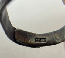 (HI)指輪 純銀　刻印　印台　龍　希少品　ヴィンテージ　重量約8.7g _画像4