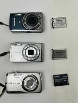 (ME)コンパクトデジタルカメラ まとめ売り　デジカメ　コンカメ　OLYMPUS カシオ　オリンパス　動作確認済み　バッテリー有り　_画像1