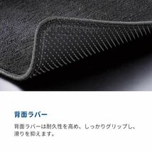 アルティナ フロアマット カジュアルチェック bB QNC20/QNC21/QNC25 トヨタ ベージュ/ブラウン Artina 車用マット_画像4