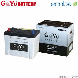 G&Yu バッテリー パジェロ Y-V24W 三菱 エコバシリーズ ecb-90D26R×2 寒冷地仕様 新車搭載：80D26R×2