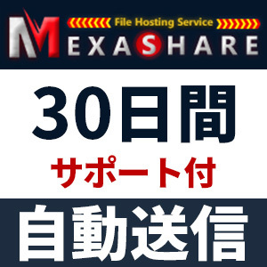 【自動送信】MexaShare プレミアムクーポン 30日間 安心のサポート付【即時対応】