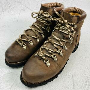 【希少】パラブーツ PARABOOT アヴォリアーズ レースアップ ショートブーツ 茶 ブラウン 8.5 27cm レザーシューズ マウンテン 登山