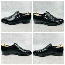 【希少】クロケットアンドジョーンズ Crockett&Jones savile ハンドグレード 黒 ブラック 6 24.5cm 革靴 オーセンティック 高級 エレガンス_画像8