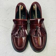 【廃盤】ローク Loake ドクターマーチン Dr.Martens エイドリアン イングランド 赤茶 バーガンディ 5 24cm タッセル スタイリッシュ 定番_画像2