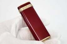 1円【Cartier】着火未確認 カルティエ ボルドー パンテール ガスライター オーバル 喫煙具 小物 アクセサリー◆質屋_画像4