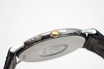 1円【OMEGA】良品 稼働品 オメガ デビル クオーツ Cal.1378 メンズ腕時計 ラウンド コンビ シルバーカラー 約18.5ｃｍ◆質屋出品_画像6