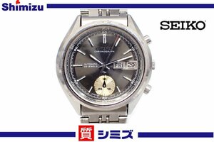 1円【SEIKO】稼働品 訳有 セイコー CHRONOGRAPH クロノグラフ 7018-7000 メンズ腕時計 デイデイト 自動巻 純正バンド◆質屋