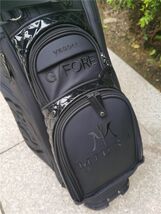 ★★★087 Golf Bag 　キャディーバック ゴルフバッグ PU レザー,9型，4kg,_画像3