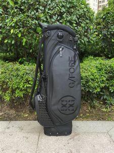 ★★★087 Golf Bag 　キャディーバック ゴルフバッグ PU レザー,9型，4kg,