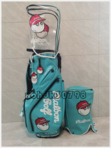 ★★★052 キャディーバック 高級 Golf Club Bag PUレザー ,9型，4.0kg_画像2