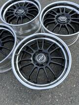 RACING PIAA 中古アルミホイール4本セット　15インチ　7J 4穴　PCD 100 オフセット38 深リム　希少　レア　_画像2