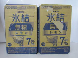 ■未使用■キリン 氷結　無糖レモン　ALC.7% 350ml/500mlx計48缶■