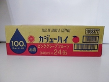 ■未使用■100％ カジューハイ ピンクグレープフルーツ ALC.3％ 340ｍｌ 1ケース 合計24缶■_画像6