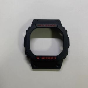 casio g-shock 5600系用　純正　ベゼル　ブラックxレッド　新品未使用　dw5600