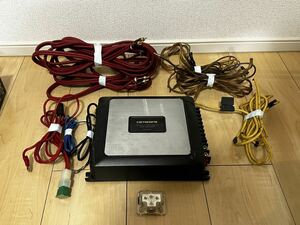 カロッツェリア carrozzeria Pioneer パイオニア GM-D6400 4チャンネル 4CH パワー アンプ 150W 配線 オーディオテクニカRCA セット