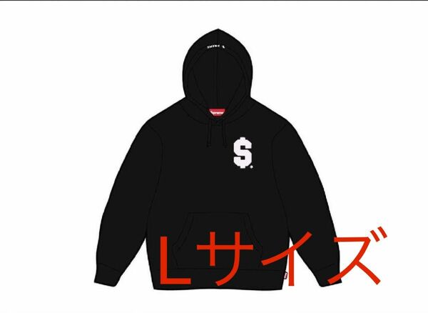 Lサイズ　Supreme $ Hooded Sweatshirt "Black"