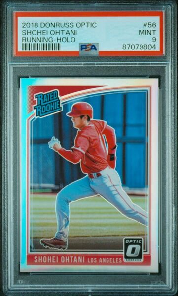 PSA9 2018 Panini Donruss Optic 大谷翔平 ホロ　ルーキー　RC