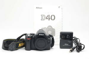 【難あり】Nikon デジタル一眼レフカメラ D40 ブラック ボディ D40B