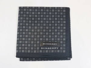 未使用品★BURBERRY バーバリー 綿100％ ハンカチ 48×48cm