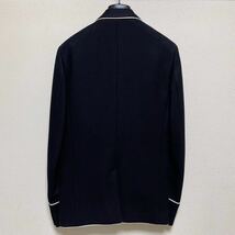 Dior Homme by HEDI SLIMANE（ディオールオム エディスリマン）06AWカシミヤ混 パイピング フォーマル ジャケット コート サイズ46 黒_画像2