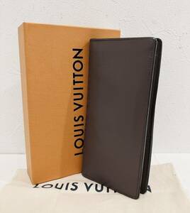 LOUIS VUITTON ★ 新品同様 ルイヴィトン ブラザ キュイールトリヨン 長財布 シンプル レア