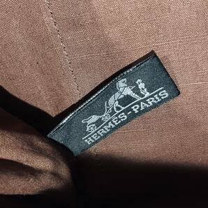 HERMES 未使用 編み込み レザー トート バッグ エルメス バック Sランクの画像7