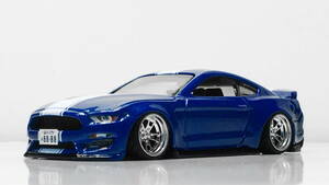 HOTWHEELS改Custom Mustang深リムAmerica Racing VF545