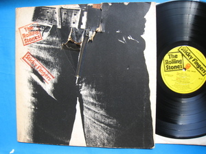 【LP】 スティッキーフィンガーズ　英国盤　Mat.No.COC59100 マトA3、B4　T.M.L.Rolling Stones Record　ローリング・ストーンズ