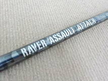 レーヴ REVE RAVER ASSAULT ATTACK NICKEL BORON 50 S ブラック 約42.625インチ テーラーメイドスリーブ付き アサルトアタック_画像1