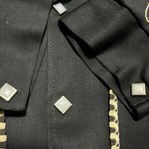 50s スペシャル ヴィンテージ MAC MURRAY ウエスタン ジャケット ブラック M Rayon Gabardineレーヨン ギャバジン 刺繍 黒 マクマレーの画像9