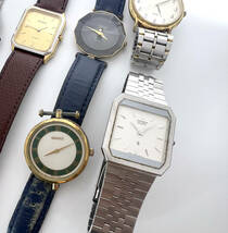 腕時計 まとめ売り 9点 ジャンク品 SEIKO CITIZEN GUCCI RADO TECHNOS他 メンズ腕時計 _画像3