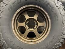 ◆希少!!RAYS TE37XT 17インチ◆8.5J -10 6H139.7◆BFグッドリッチ KM3 37×12.5R17 2022年製◆ランクル80や150プラド リフトアップサイズ_画像4