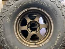 ◆希少!!RAYS TE37XT 17インチ◆8.5J -10 6H139.7◆BFグッドリッチ KM3 37×12.5R17 2022年製◆ランクル80や150プラド リフトアップサイズ_画像5