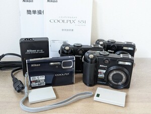 人気☆Nikon COOLPIX S51・P5100（3台）☆ニコン コンパクトデジタルカメラ