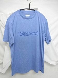  beautiful goods *Marmot*mo- mat TOMRJA54 Heather Logo half sleeve tea sax . water speed .UV CUT size L